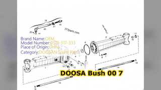 Máy xúc DOOSA Bush 00-7- Bộ phận