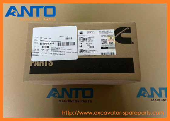 4955352 3802070 6D102-6732313410 Rod Main Bearing CUMMINS Phụ tùng phụ tùng cho PC200-8 6D107