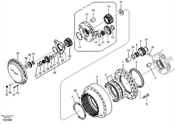 VOE14522997 14522997 Máy xúc bánh răng VOE EC330B