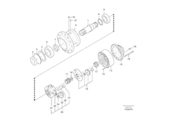 VOE EC330B VOE14547261 Mang 14547261 Phụ tùng máy xúc