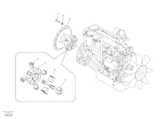 VOE14533206 14533206 Khớp nối linh hoạt cho các bộ phận bơm thủy lực của máy xúc VOE
